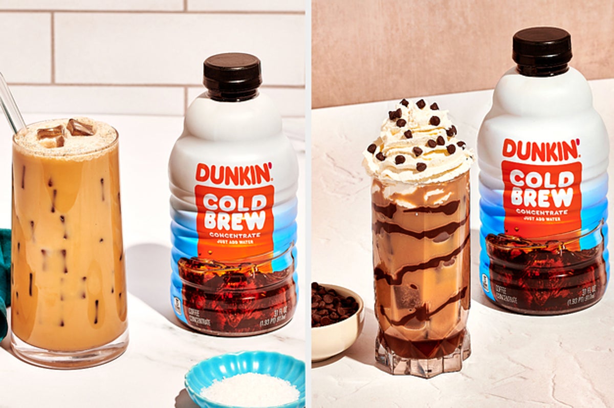 Treat Yourself With These 2 Dunkin' Cold Brew Concentrates Recipes