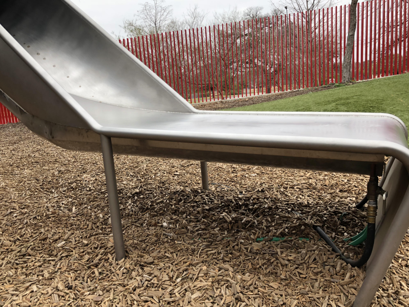 a playground slide