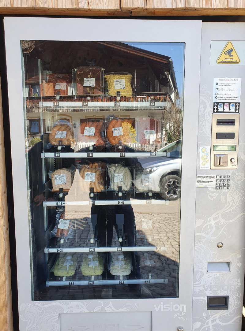 a meat vending machine