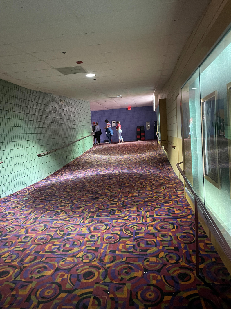 Black circles on the carpet