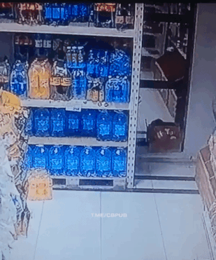 Bottles falling by themselves