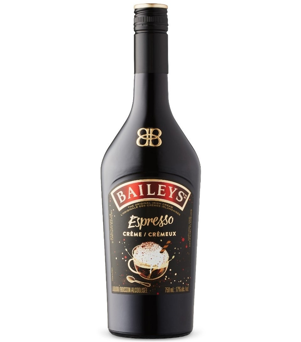 A bottle of Baileys Espresso on a blank background