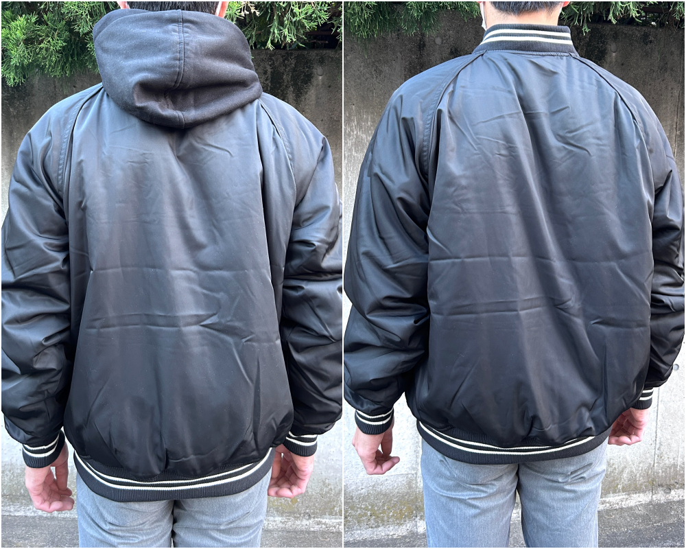 WORKMAN(ワークマン)のおすすめアウター「裏アルミMA-1タイプボンバーフーディ」