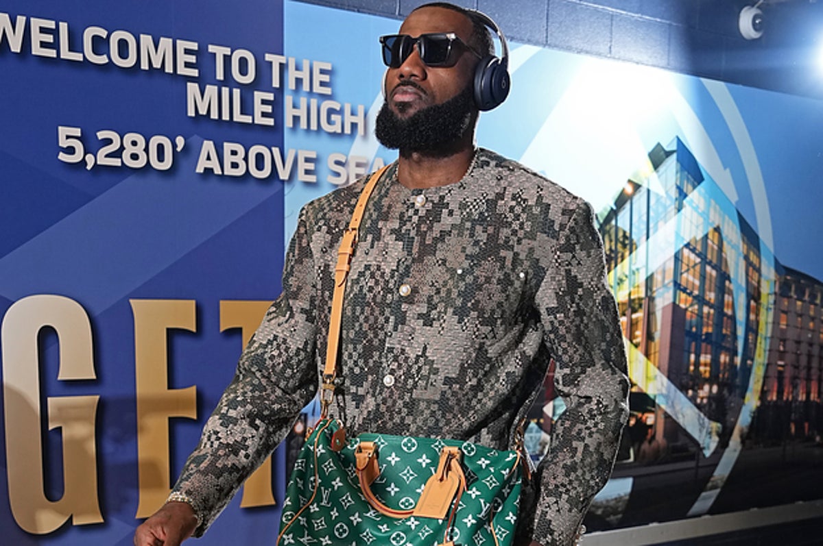 LeBron James Steps Out with Custom Louis Vuitton Briefcase – Robb Report