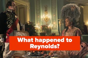 still of older Brimsley and Charlotte with the caption "what happened to Reynolds?"