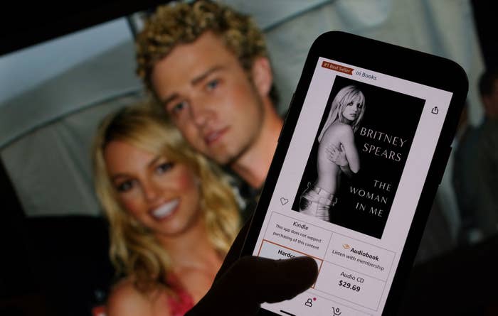 Someone purchasing Spears&#x27;s book on a Kindle device
