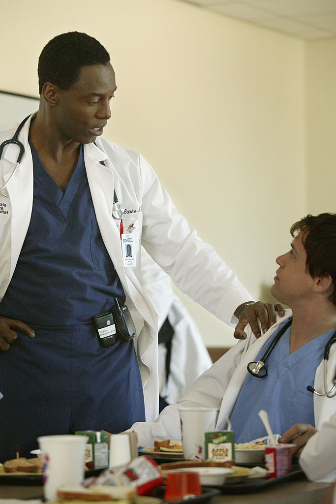 Isaiah and TR Knighit in a scene from the show