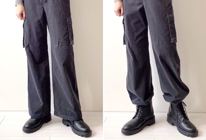 GU（ジーユー）のおすすめボトムス「コーデュロイパラシュートパンツ」