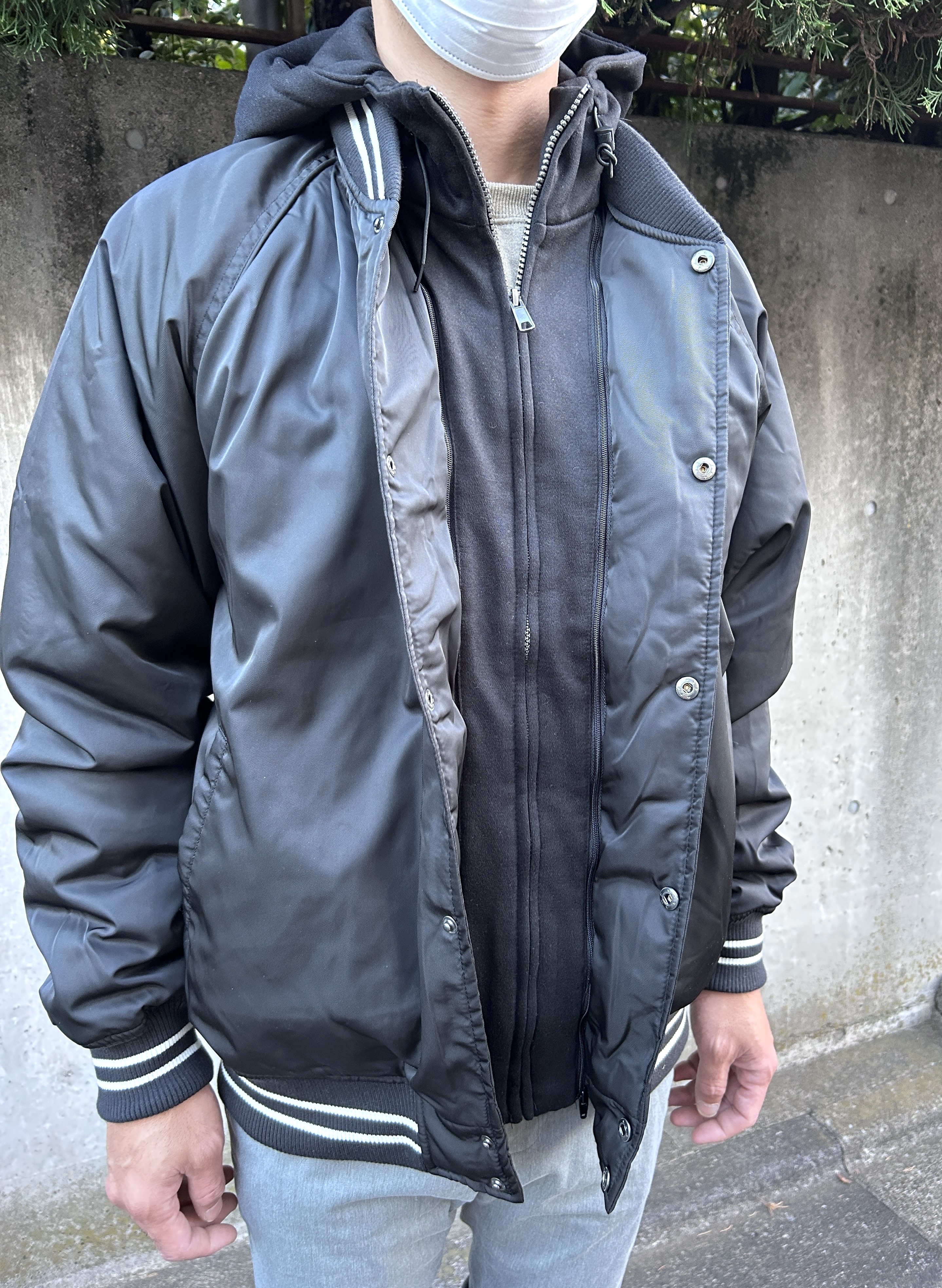 WORKMAN（ワークマン）のおすすめアウター「裏アルミMA-1タイプボンバーフーディ」