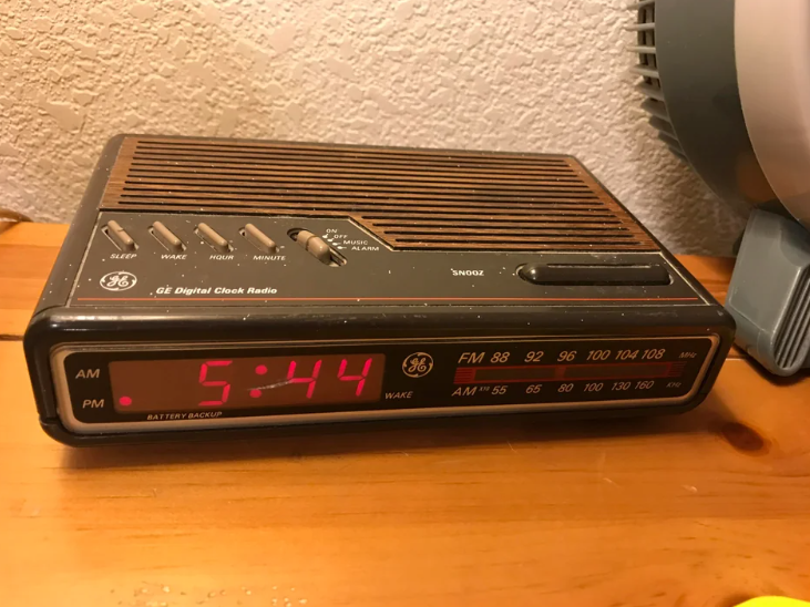 bulky alarm clock