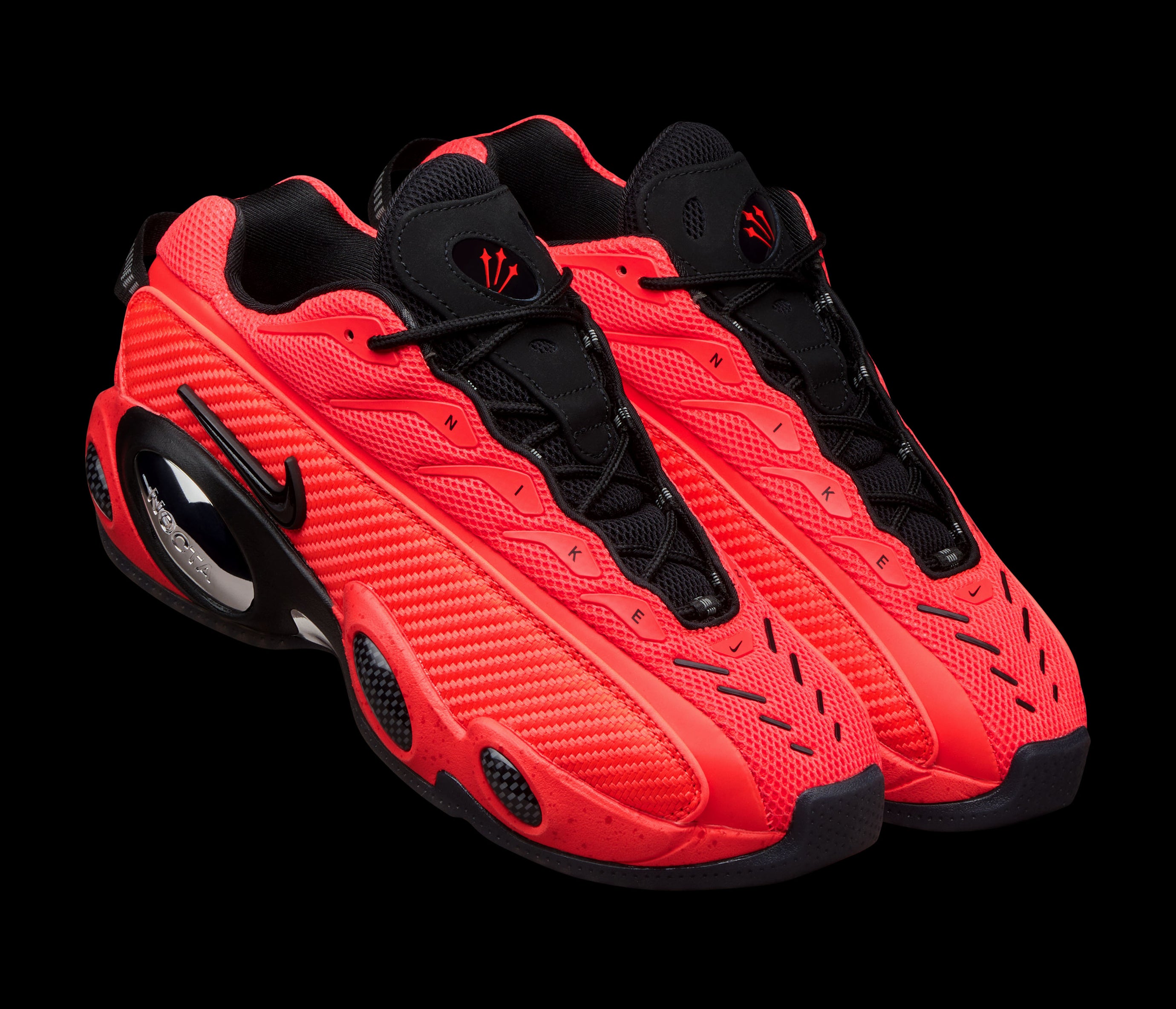 Drake Nike Nocta Glide Crimson Red Release Date Pair