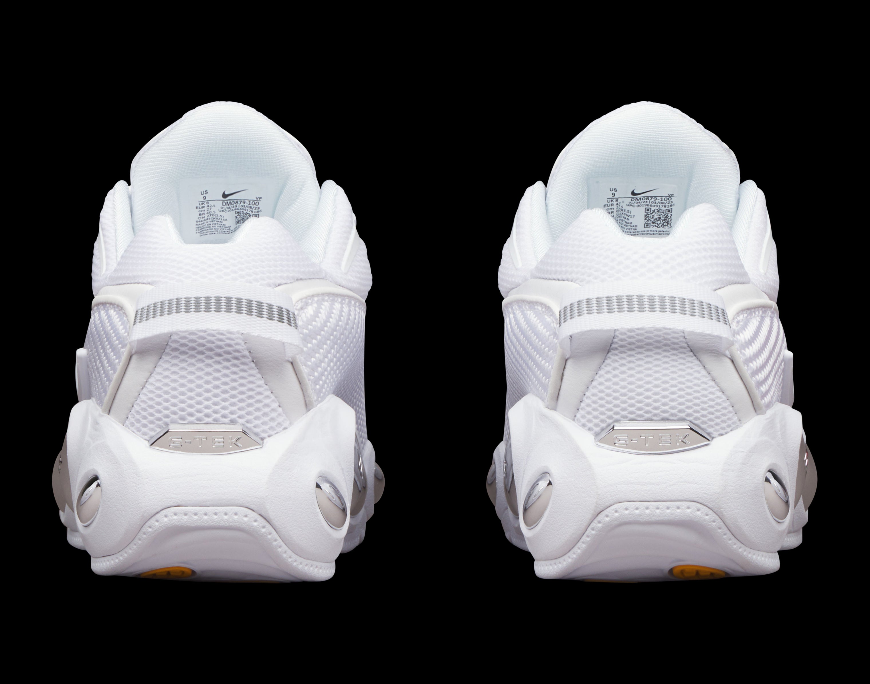 Drake Nike Nocta Glide Triple White Release Date Heel