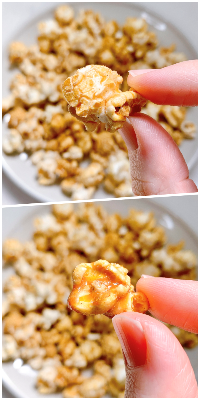 無印良品のオススメのお菓子「りんごとシナモンのポップコーン」