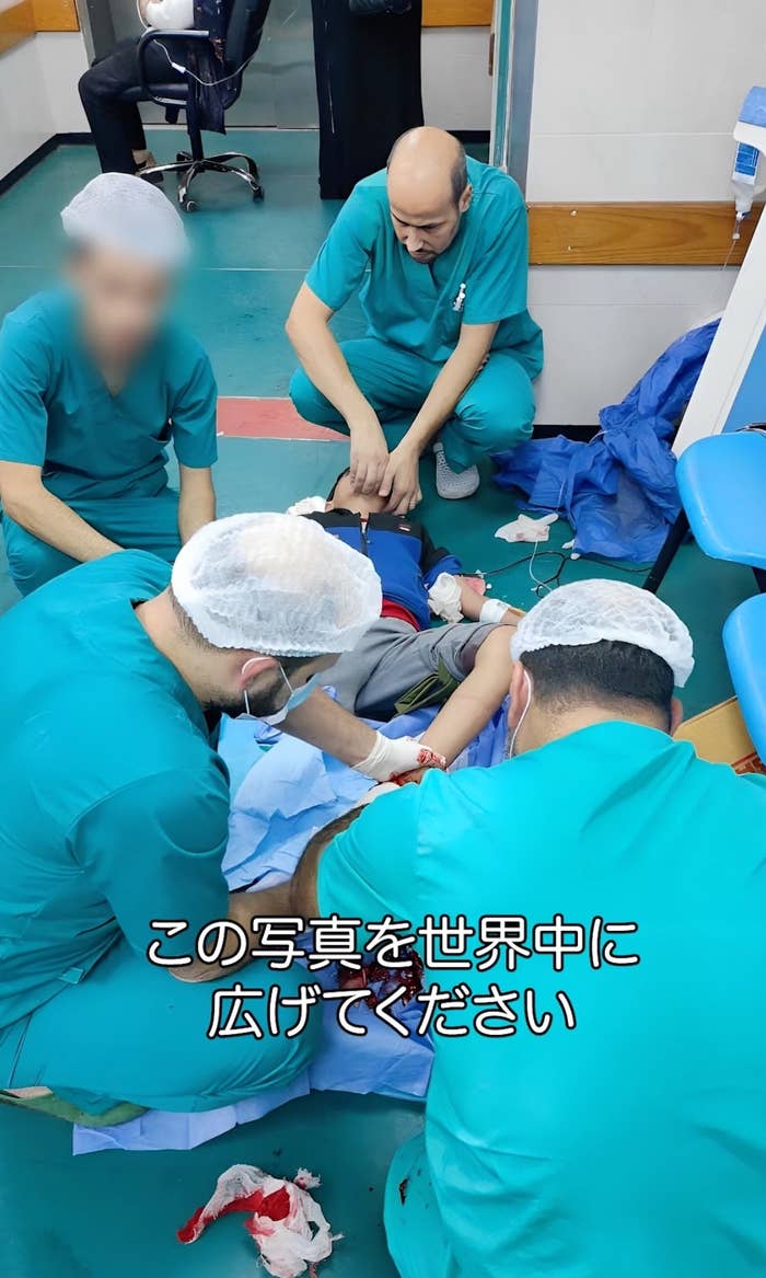 「国境なき医師団日本」のSNSに投稿された動画より