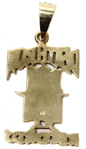 pendant with death row logo