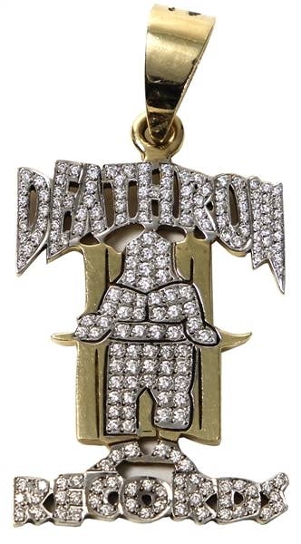 pendant with death row logo