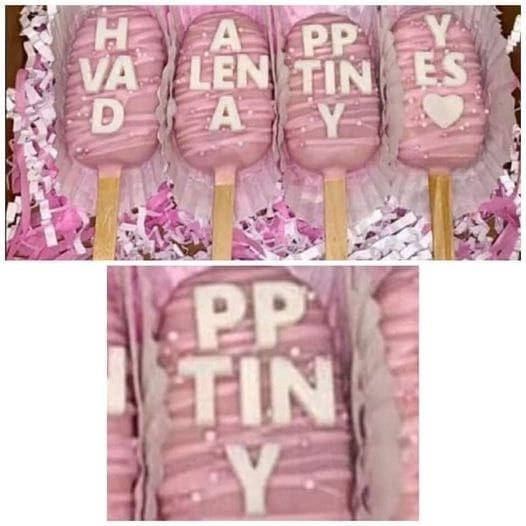 valentines treats and one candy bar reads pp tiny