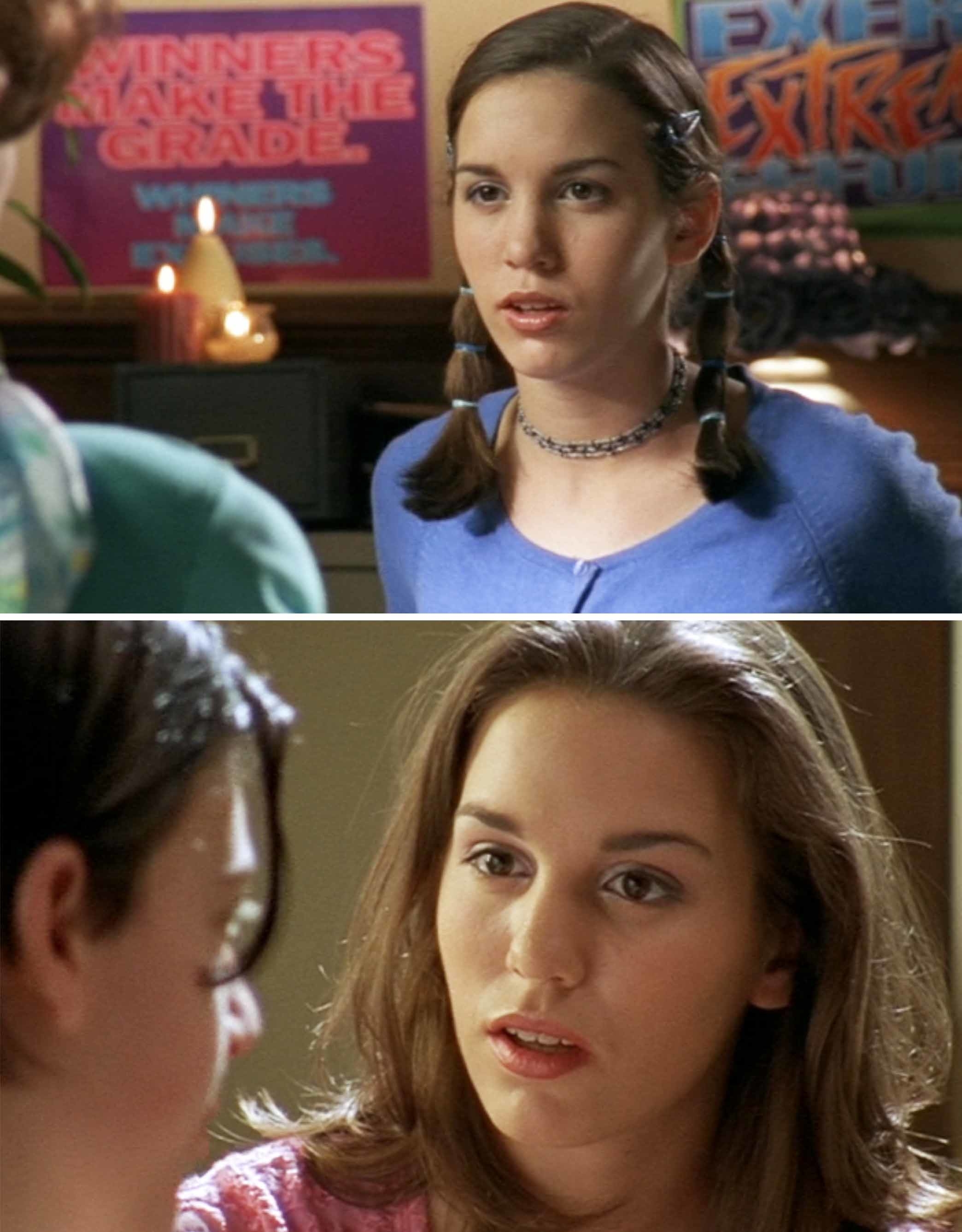 closeup of her acting in even stevens