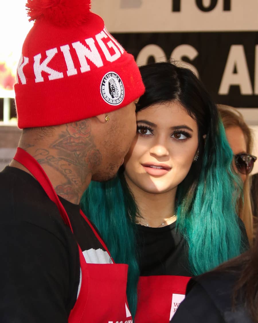 Kylie Jenner and Tyga can't keep their hands off of each other