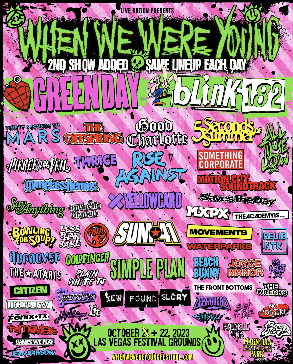 poster with the lineup
