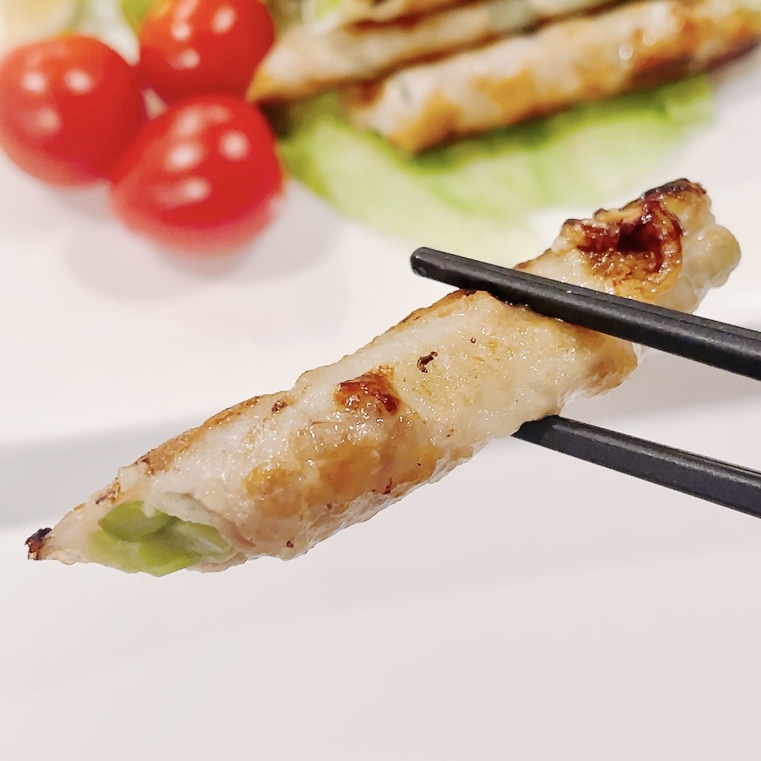 業務スーパーのオススメのおかず「豚肉のアスパラ巻き」