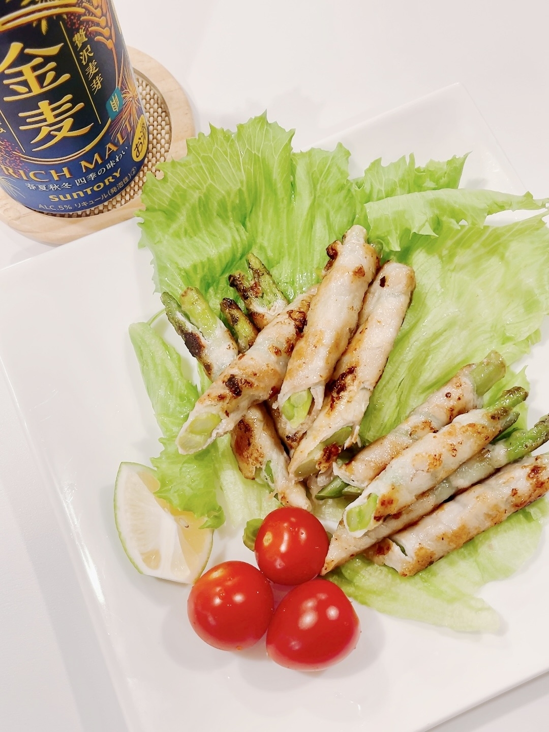 業務スーパーのオススメのおかず「豚肉のアスパラ巻き」