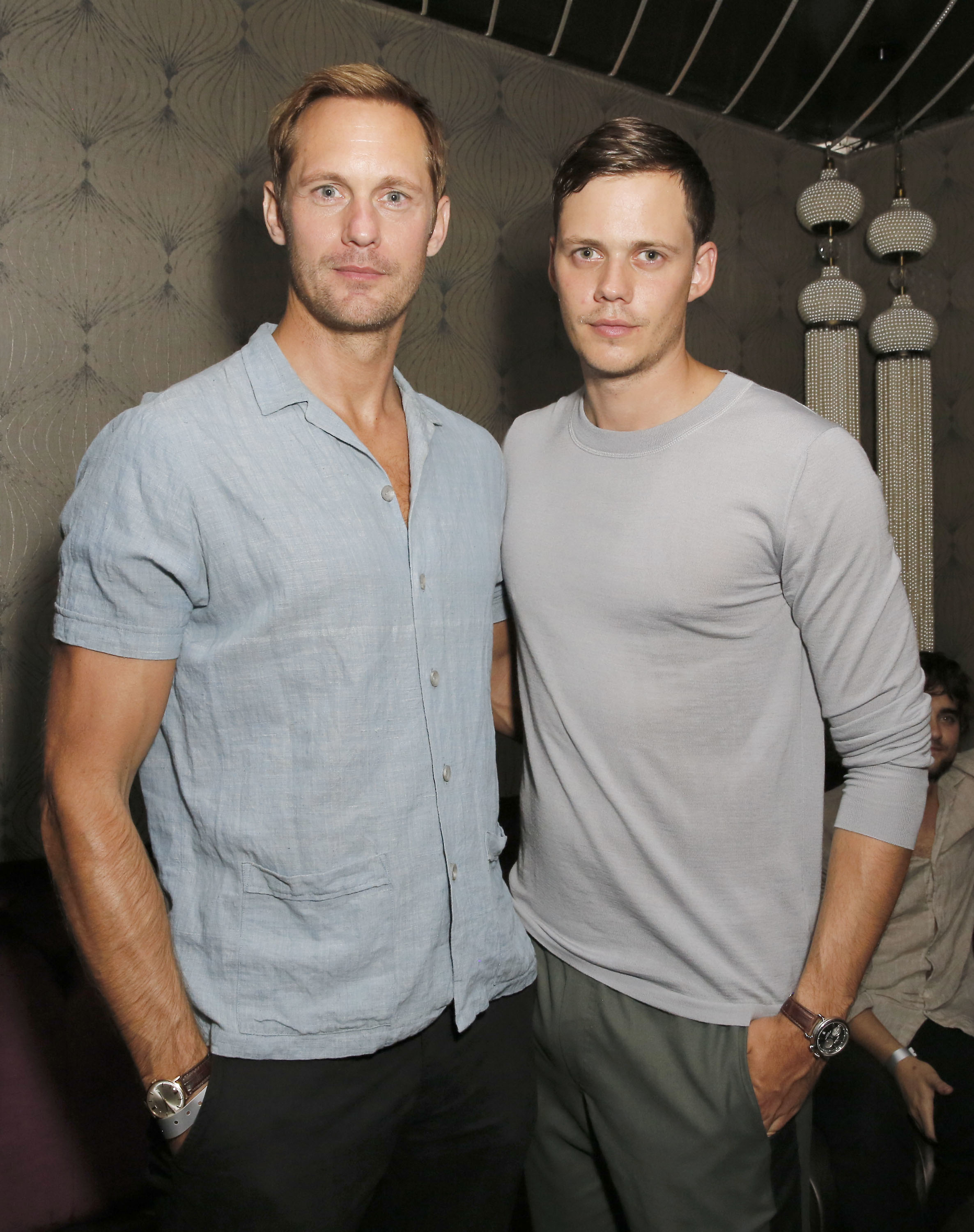 Alexander and Bill posing together at an event