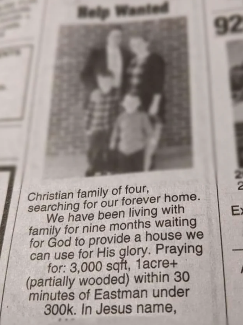 "In Jesus name…"