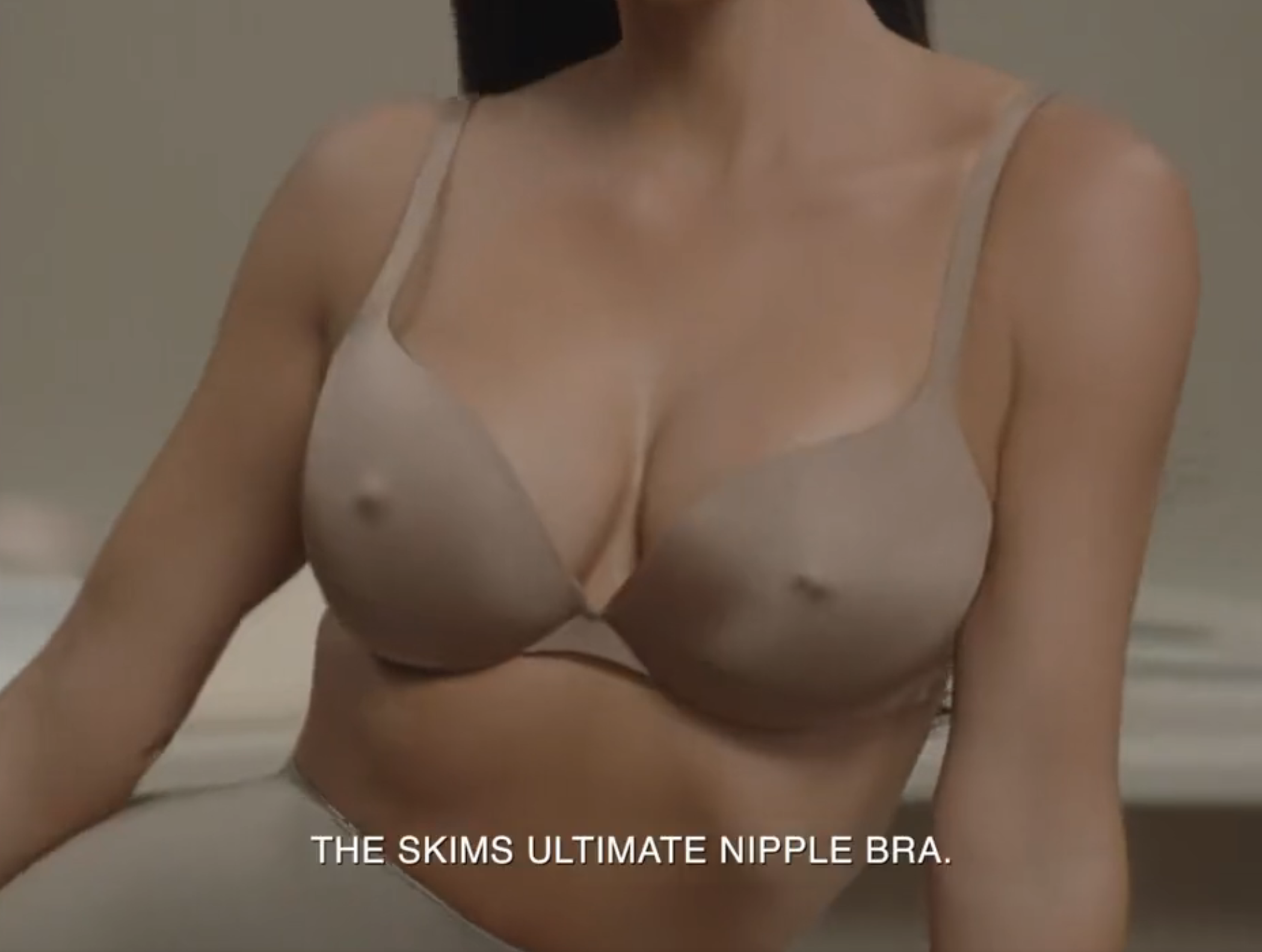 Kim Kardashian Proudly Bares Nipples in White Bikini, Shares Cool