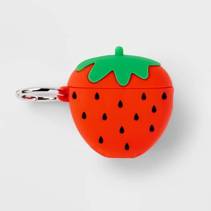 the airpods case that looks like a strawberry