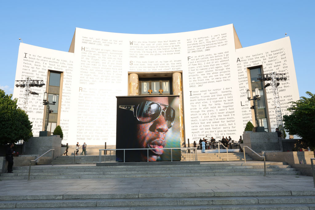 a huge building dedicated to jay z
