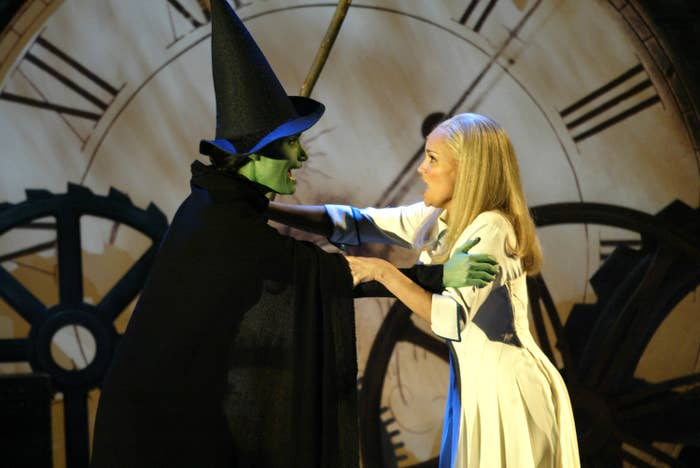 Idina and Kristin in "Wicked"