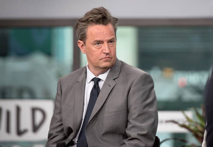 Closeup of Matthew Perry