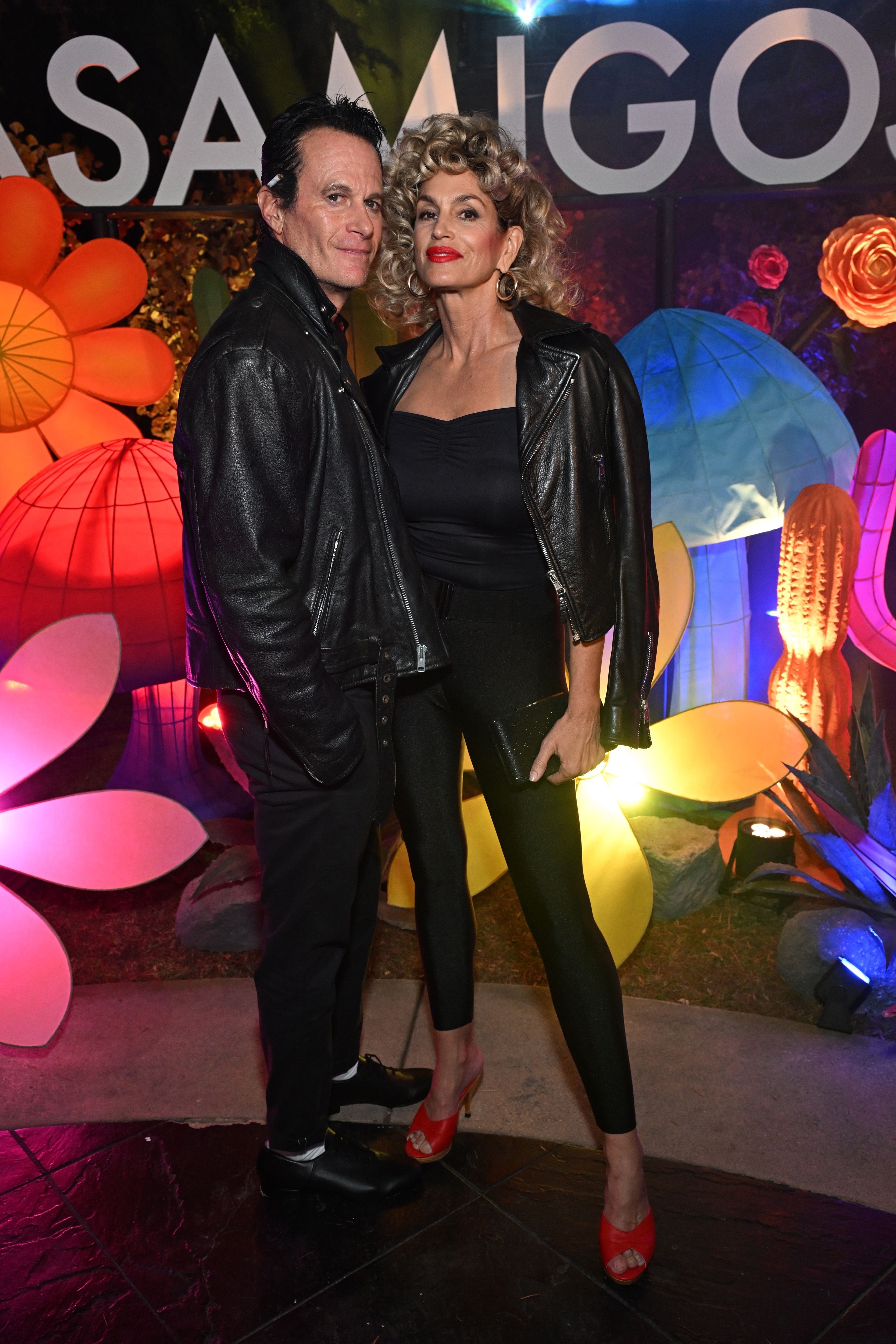Rande Gerber and Cindy Crawford as Danny and Sandy