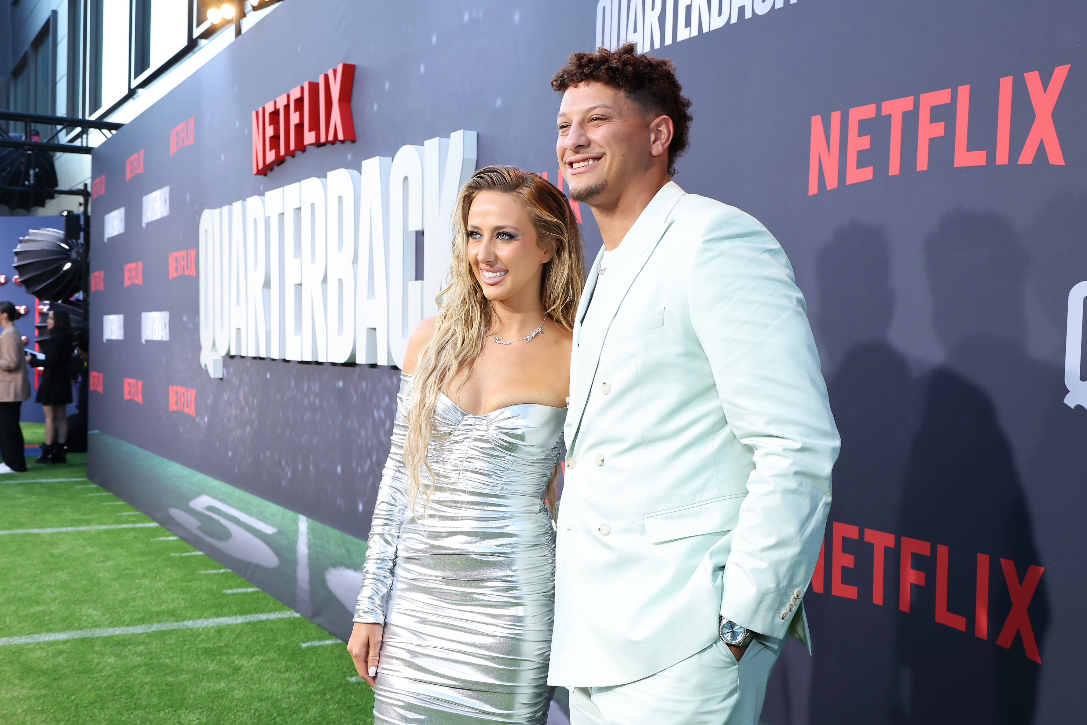 patrick and brittany at the premiere