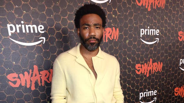 donald glover on red carpet for swarm