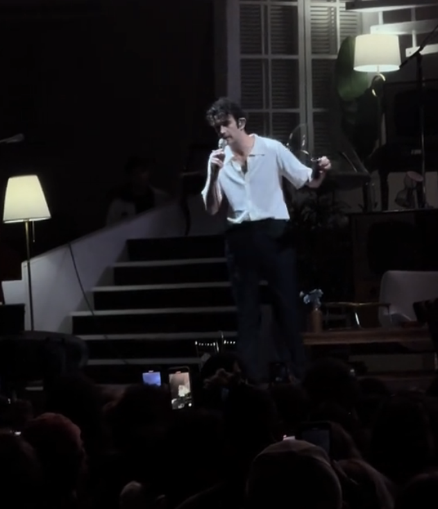 Matty Healy onstage