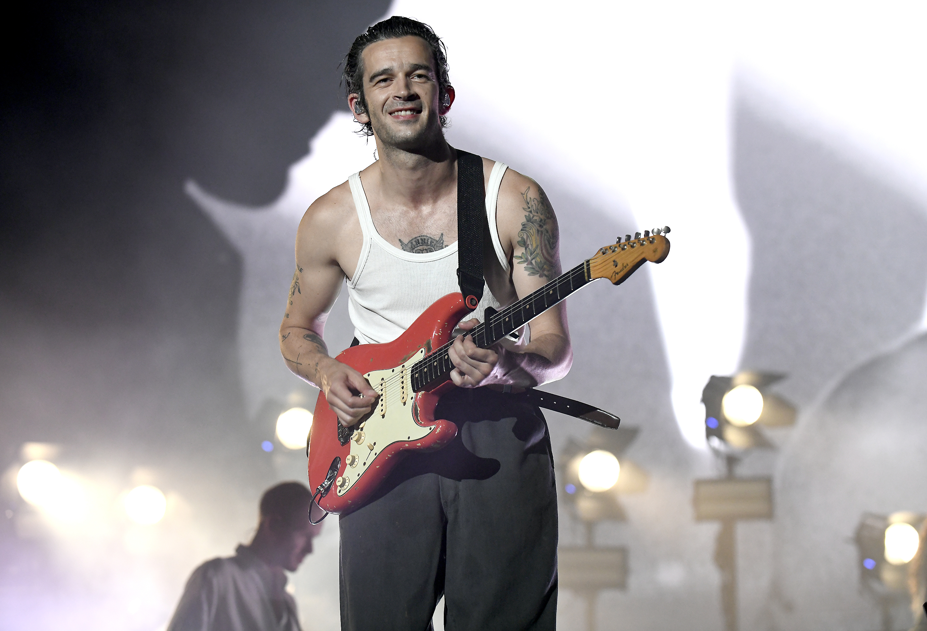 Matty Healy onstage