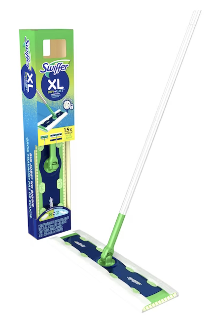 Swiffer stick and packaging