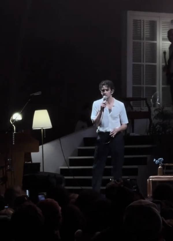 Matty Healy onstage