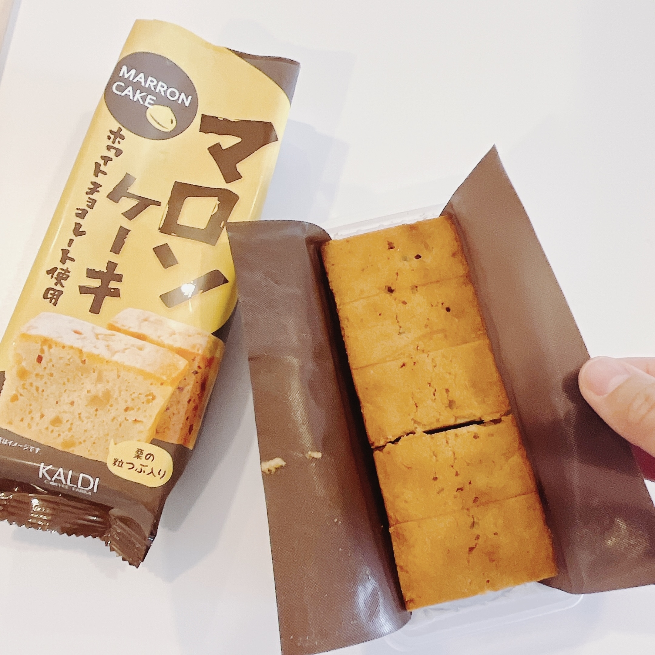 カルディのオススメのスイーツ「マロンケーキ」