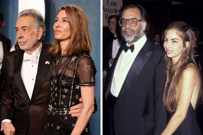 Sofia and Francis recently on a red carpet side by side with a throwback picture of them