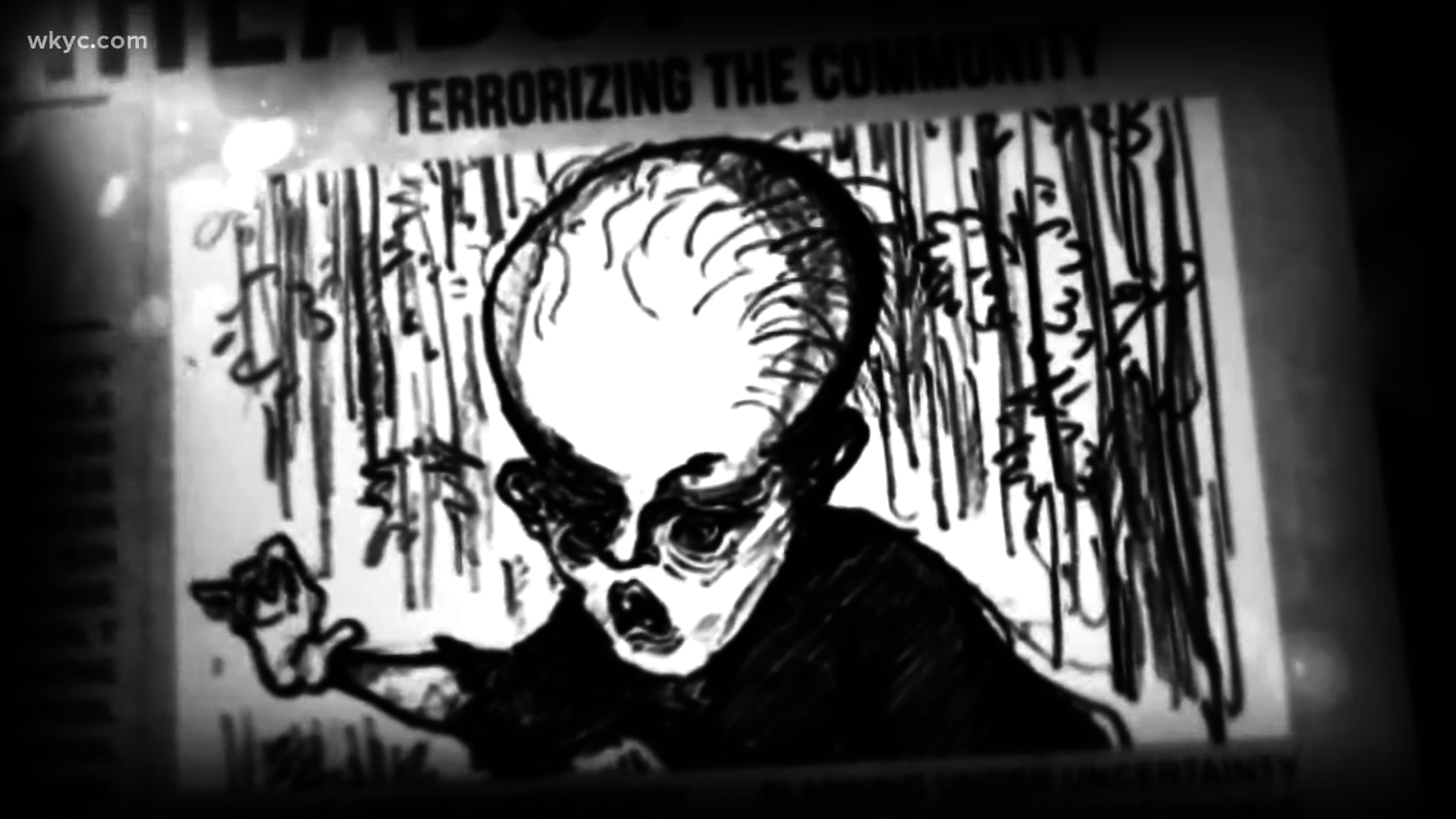 A drawing of what a Melon Head could look like