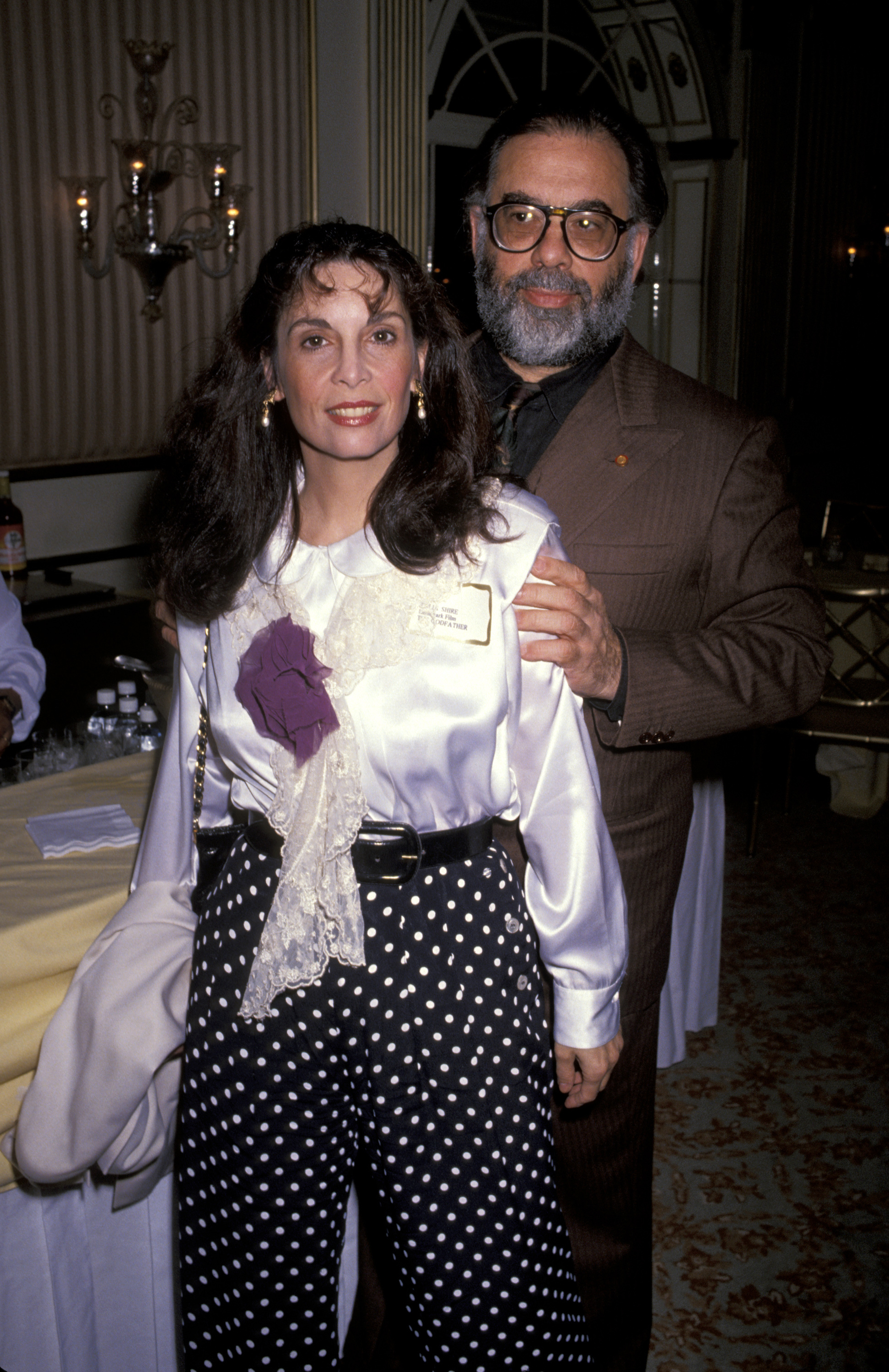 Talia Shire and Francis Ford Coppola