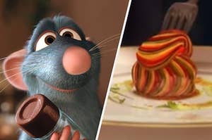 Remy from Ratatouille and his final meal.