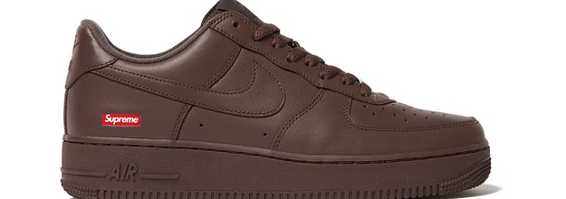 Supreme x Nike Air Force 1 Low 'Baroque Brown' Release Date