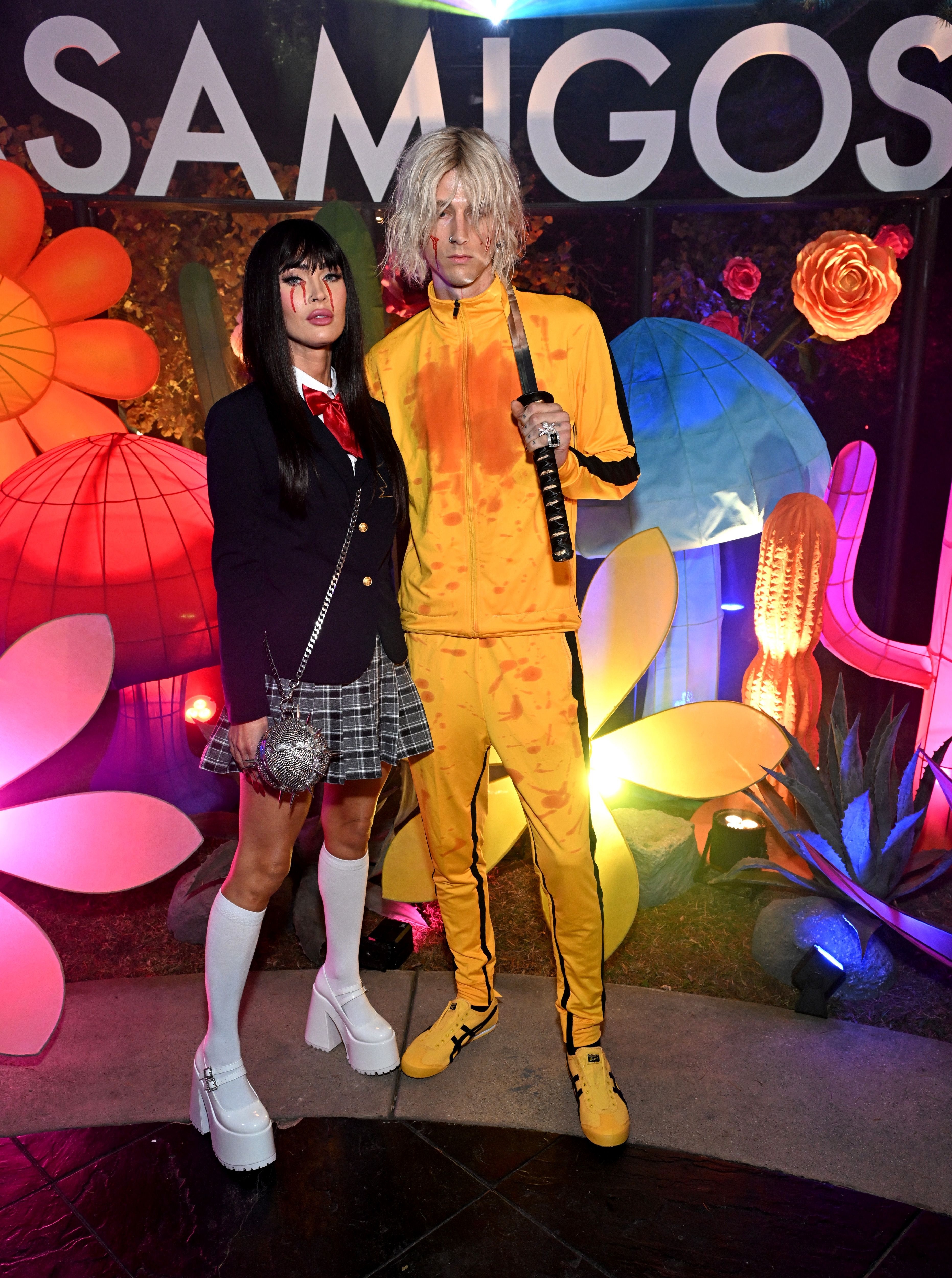 Megan Fox and MGK in costume