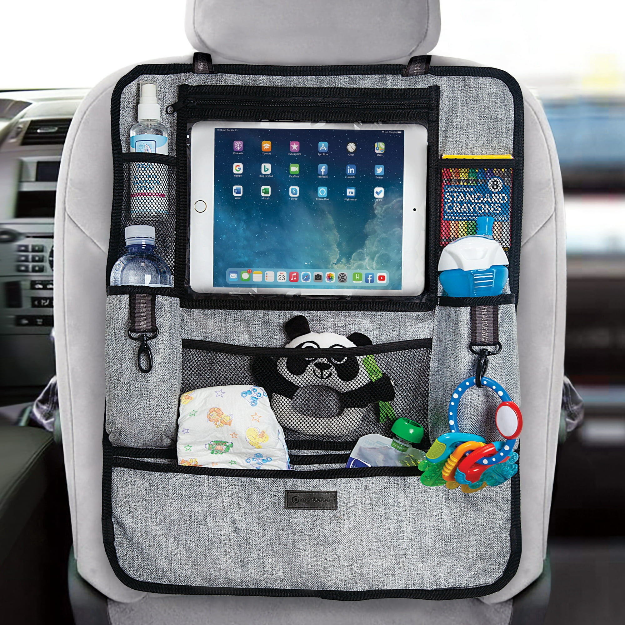 The organizer on a back seat