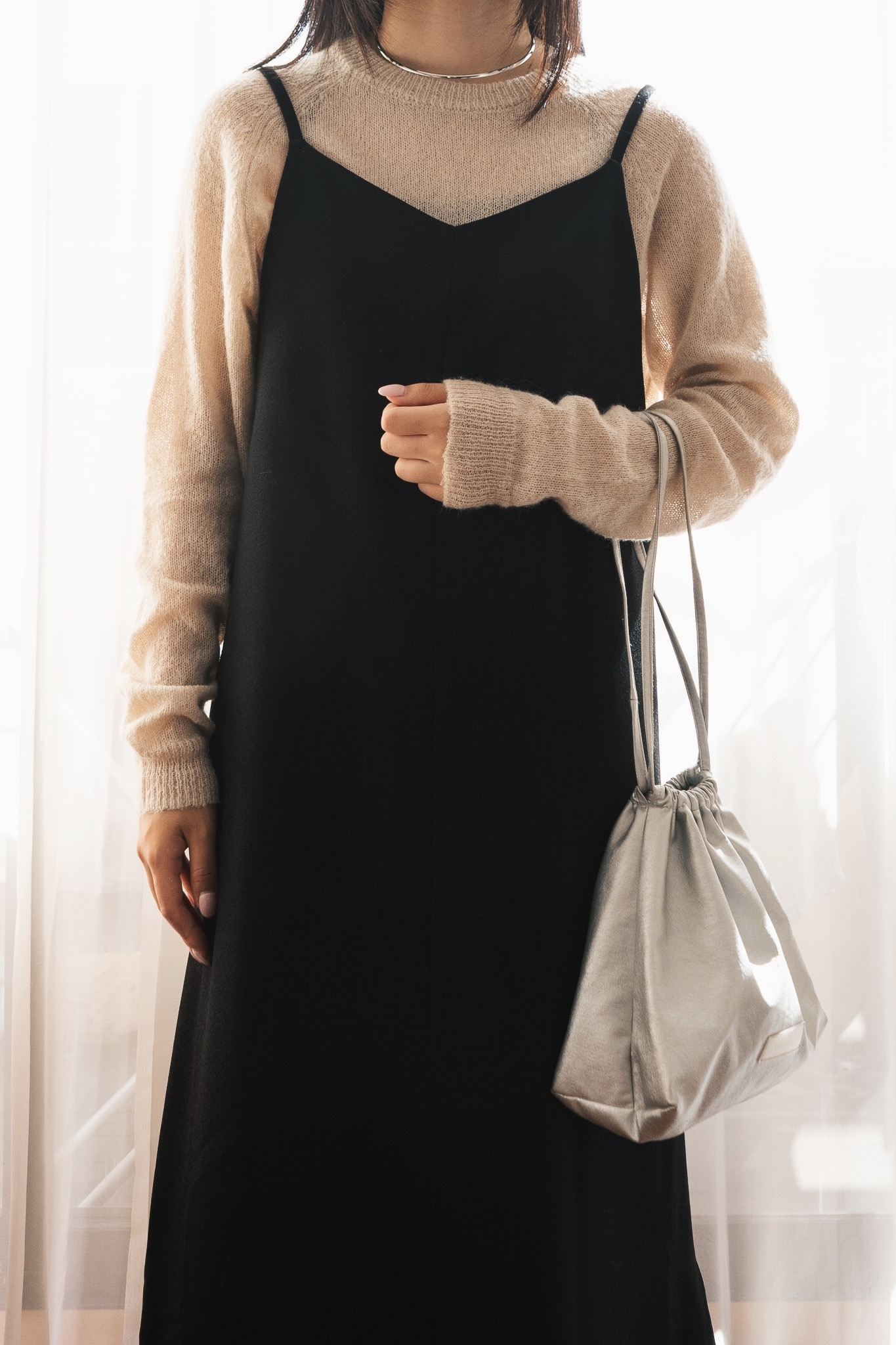 ZARAのオススメトップス「ラグランスリーブ ラウンドネック ニットセーター」