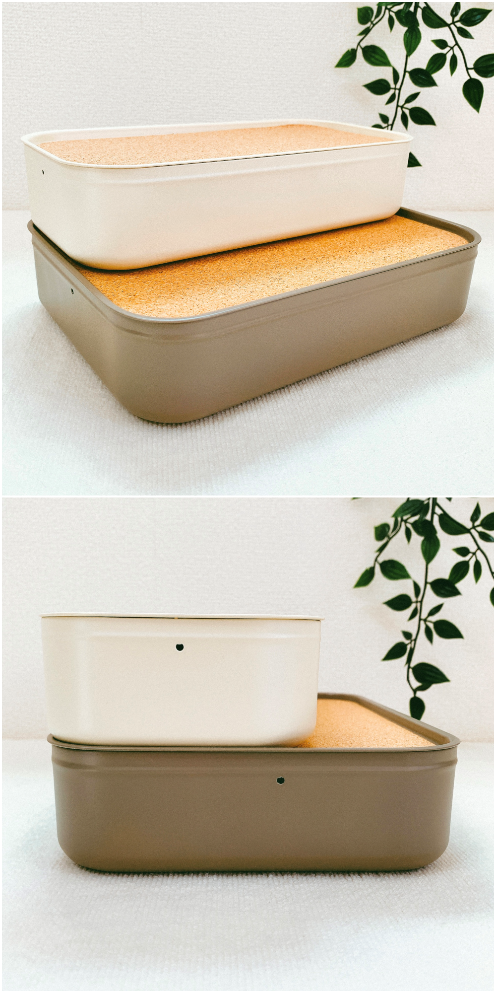 IKEA（イケア）のおすすめの収納アイテム「 HARVMATTA ハルヴマッタ ふた付きボックス」「HARVMATTA ハルヴマッタ ボックス 仕切り付き」